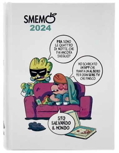 Diario Smemo 16 mesi, 2024, Green Balloon - Dano